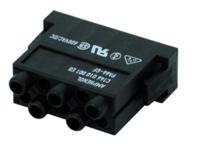 c146-d10-001-e8 Amphenol Industrial Heavy Duty Power Connector Module, 10A, Male, C146 Series, 10 Contacts