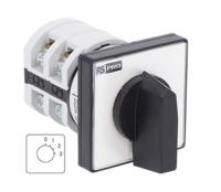 208-3901 RS PRO, 1P 4 Position Multi Step Cam Switch, 690 V, 16A