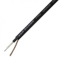 268-011-000 Van Damme Instrument Cable, 0.22 mm² CSA Screened, 6mm od, 100m, Black