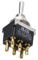 ftp0904 TE Connectivity Toggle Switch, Panel Mount, On-Off-On, DPDT, Solder Terminal, 250V
