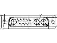 fm13w3pa-k120-1727040013 FCT from Molex 172704 10 Way Panel Mount D-sub Connector Plug, 2.84mm Pitch