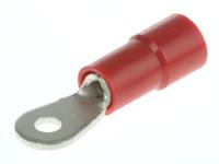 613-9205 RS PRO Insulated Ring Terminal, M2 Stud Size, 0.5mm² to 1.5mm² Wire Size, Red