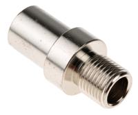 621-2243 RS PRO 1/8 BSP Bayonet Adapter for Use with J & K Type Adjustable Bayonet, RoHS Compliant Standard