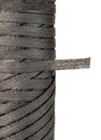 lc162-bk088 Alpha Wire Lacing Cord Black PET 2.16 mm x 457.2m