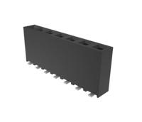 91601-307alf Amphenol Communications Solutions Surface Mount PCB Socket, 7-Contact, 1-Row, 2.54mm Pitch