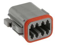 dt06-08sa Deutsch, DT Automotive Connector Plug Grey 8 Way DT06-08SA