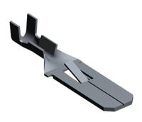 60294-2 TE Connectivity FASTON .250 Uninsulated Male Spade Connector, Tab, 6.48 x 0.83mm Tab Size, 0.3mm² to 0.8mm²