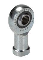 sikb-8-f SKF SIKB M8 Female Steel Rod End, 8mm Bore, 50mm Long, Metric Thread Standard, Female Connection Gender