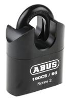 190cs60 ABUS Combination Weatherproof Steel Heavy Duty Padlock, 11mm Shackle, 62mm Body