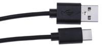 182-8848 RS PRO USB 2.0, Male USB C to Male USB A, 1m