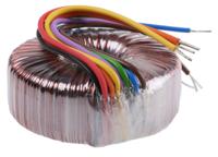 671-9097 RS PRO 115 V ac, 230 V ac, 2 x 9V ac Toroidal Transformer, 50VA 2 Output