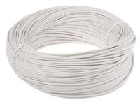 48105 Lapp ÖLFLEX HEAT Series White 0.5 mm² Hook Up Wire, 20 AWG, 19/0.25 mm, 100m, Silicone Insulation,