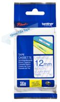 tze-133 Brother Blue on Clear Label Printer Tape, 8 m Length, 12 mm Width
