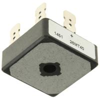 vs-26mt40 Vishay Bridge Rectifier, 25A, 400V, 3-phase, 5-Pin