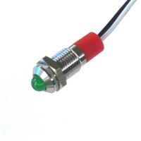 pl08sl126 CML Innovative Technologies PL08SL Series Green Panel LED, 240V, 8mm Mounting Hole Size, Lead Wires Termination, IP67