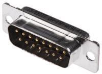 121073-2291-d ITT Cannon ORIGINAL D 15 Way Panel Mount D-sub Connector Plug