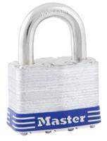5eurd Master Lock Padlock Laminated Steel Padlock, Keyed Alike, 9mm Shackle, 51mm Body