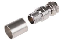 j01600a0007 Telegartner, Plug Cable Mount F Connector, 75Ω, Crimp Termination, Straight Body