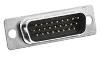 l717hda26p Amphenol Communications Solutions HD 26 Way Through Hole D-sub Connector Plug