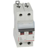 408009 Legrand DX3 Circuit Breaker, 2P, 2A Curve D, 400V AC, 10 kA Breaking Capacity