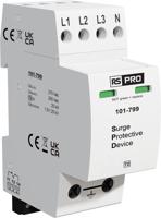 101-799 RS PRO Single Phase Industrial Surge Protector, 40kA, 1.25kV, DIN Rail Mount