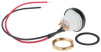 48-6-rb-r-gr-b ITW Switches 48 Series Illuminated Push Button Switch, Latching, Panel Mount, 13.6mm Cutout, SPST, Red LED, 48V dc, IP67