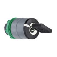 zb5ag2c0 Schneider Electric Harmony XB5 2-position Key Switch Head, Stay Put, 22mm Cutout