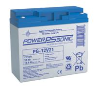 pg-12v21-m51 Power Sonic 12V M5 Sealed Lead Acid Battery, 20Ah