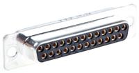 121073-2057-d ITT Cannon D* 25 Way Panel Mount D-sub Connector Socket