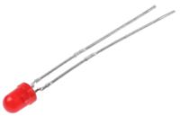 tllr4400 Vishay2.4 V Red LED 3mm Through Hole, TLLR4400