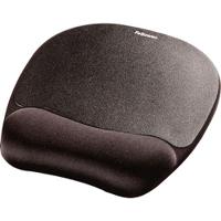 9176501 Fellowes Black Memory Foam Mouse Pad & Wrist Rest 2.54 x 20.16 x 23.50cm 25.4mm Height