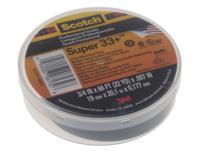 super-33-20-x-19 3M Scotch Super 33+ Black PVC Electrical Tape, 19mm x 20m