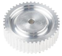 pb-pulley-5m-15mm-44t RS PRO Timing Belt Pulley, Aluminium 15mm Belt Width x 5mm Pitch, 44 Tooth