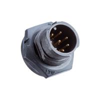 bb-04pmms-qc8001 Amphenol Industrial Circular Connector, 4 Contacts, Panel, Standard Connector, Plug, Male, IP68, X-LOK Series