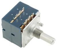 rk27112a00a5 Alps Alpine RK27 10kΩ Rotary Carbon Film Potentiometer, Panel Mount (Through Hole), RK27112A00A5