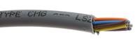 1180l-sl005 Alpha Wire Alpha Essentials LSZH Communication & Control Series Data Cable, 10 Cores, 0.35 mm², Unscreened, 22 AWG,