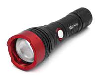 196-4196 RS PRO LED Torch Black, Red 600 lm, 163 mm
