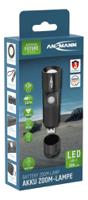 1600-0247 Ansmann Future T-Series LED Torch Black - Rechargeable 300 lm, 98.5 mm