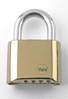 y126501271 Yale1 Combination Brass Combination Padlock, 40mm Body