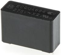 ecquaaf684ka Panasonic ECQUA Polypropylene Film Capacitor, 275V ac, ±10%, 680nF, Through Hole