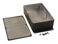 1590wdfbk Hammond 1590 Series Die Cast Aluminium Enclosure, IP65, Flanged, 58 x 120 x 188mm