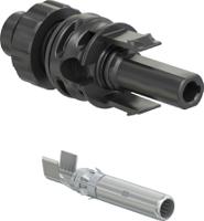 320346p0001 Staubli MC4-Evo 2 Series, Female, Panel Mount Solar Connector, Cable CSA, 4mm², Rated At 42A, 1.5 kV PV-ADB4