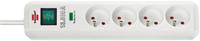 1159721 brennenstuhl 1.4m 4 Socket 2P+T Extension Lead, 230 V, IP20