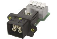 09462454021 HARTING, HARTING PushPull Power Connector Cable Mount Socket, 4P, Clamp, Plug In Termination, 12A, 48 V