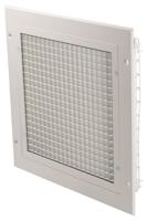 185-4713 RS PRO White Aluminium Vent Grille, Eggcrate Slat, 300 x 300mm