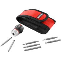 atcls14pb Facom 1/4 in Hexagon Slotted; Phillips; Pozidriv; Torx Ratchet Screwdriver Chrome Chrome Vanadium Steel