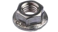 264-6432 RS PRO Stainless Steel Flanged Hex Nut, DIN 6923, M5