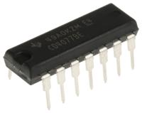 cd4077be Texas Instruments CD4077BE, Quad 2-Input XNOR Logic Gate, 14-Pin PDIP