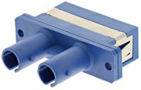 422-6032 RS PRO ST to SC Multimode, Single Mode Duplex Fibre Optic Adapter