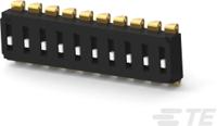 eds10snrntu04q TE Connectivity 10 Way Surface Mount DIP Switch SPST, Recessed Actuator